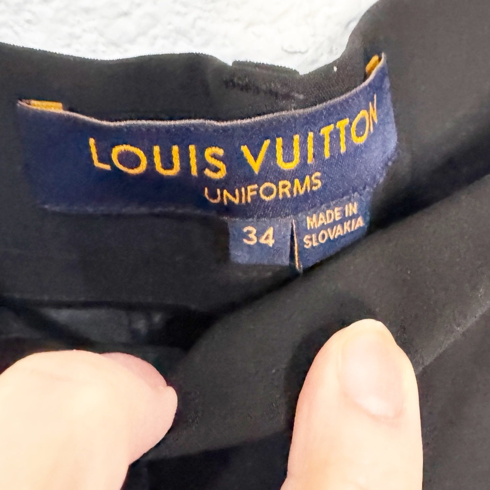 Louis Vuitton Salesperson Workwear Black Trousers SZ 34/2 - Picture 3 of 8